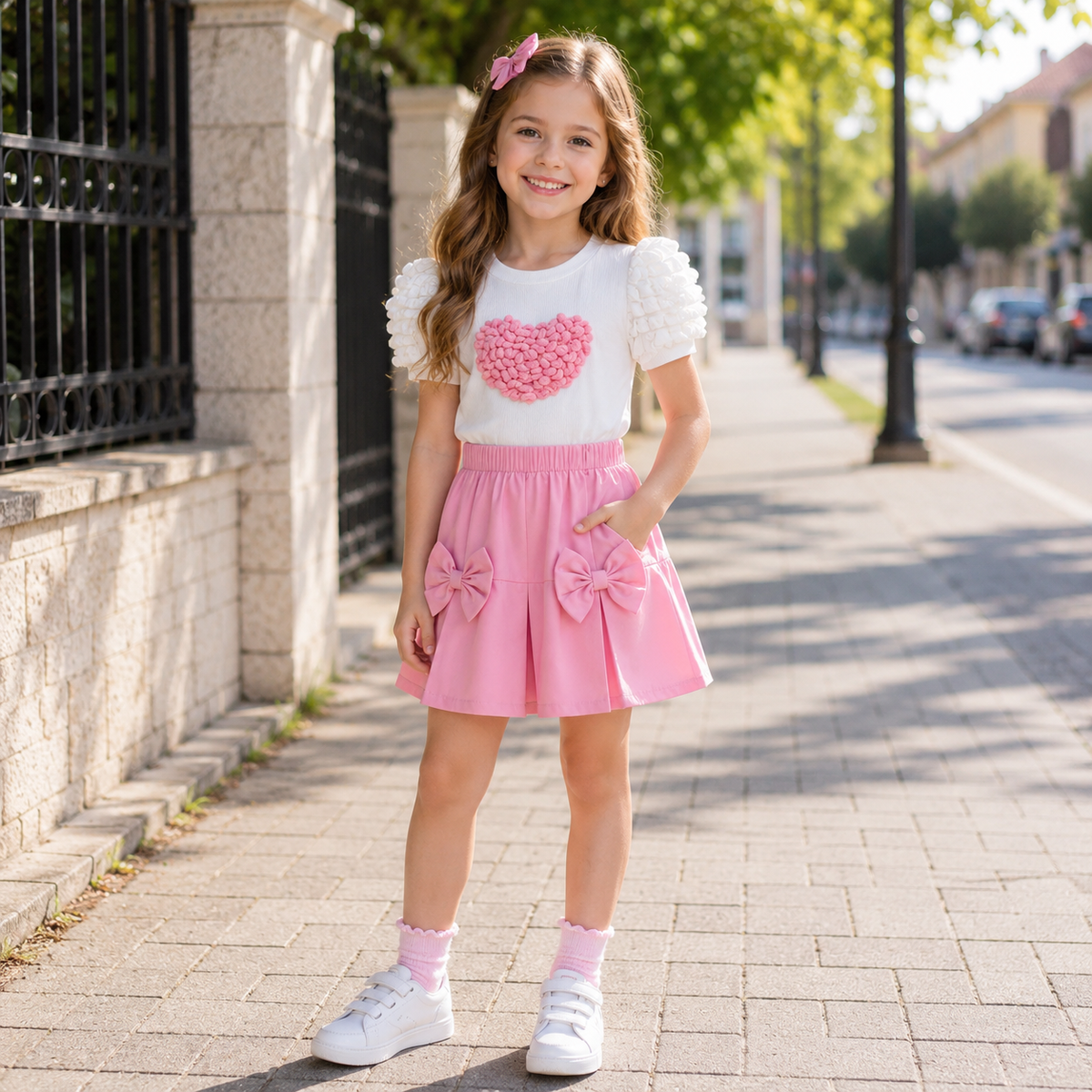 Set din doua piese Zephlora Roz