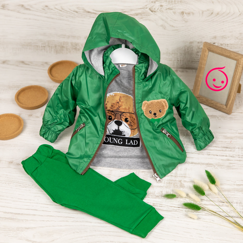 Set din trei piese Toldy Verde