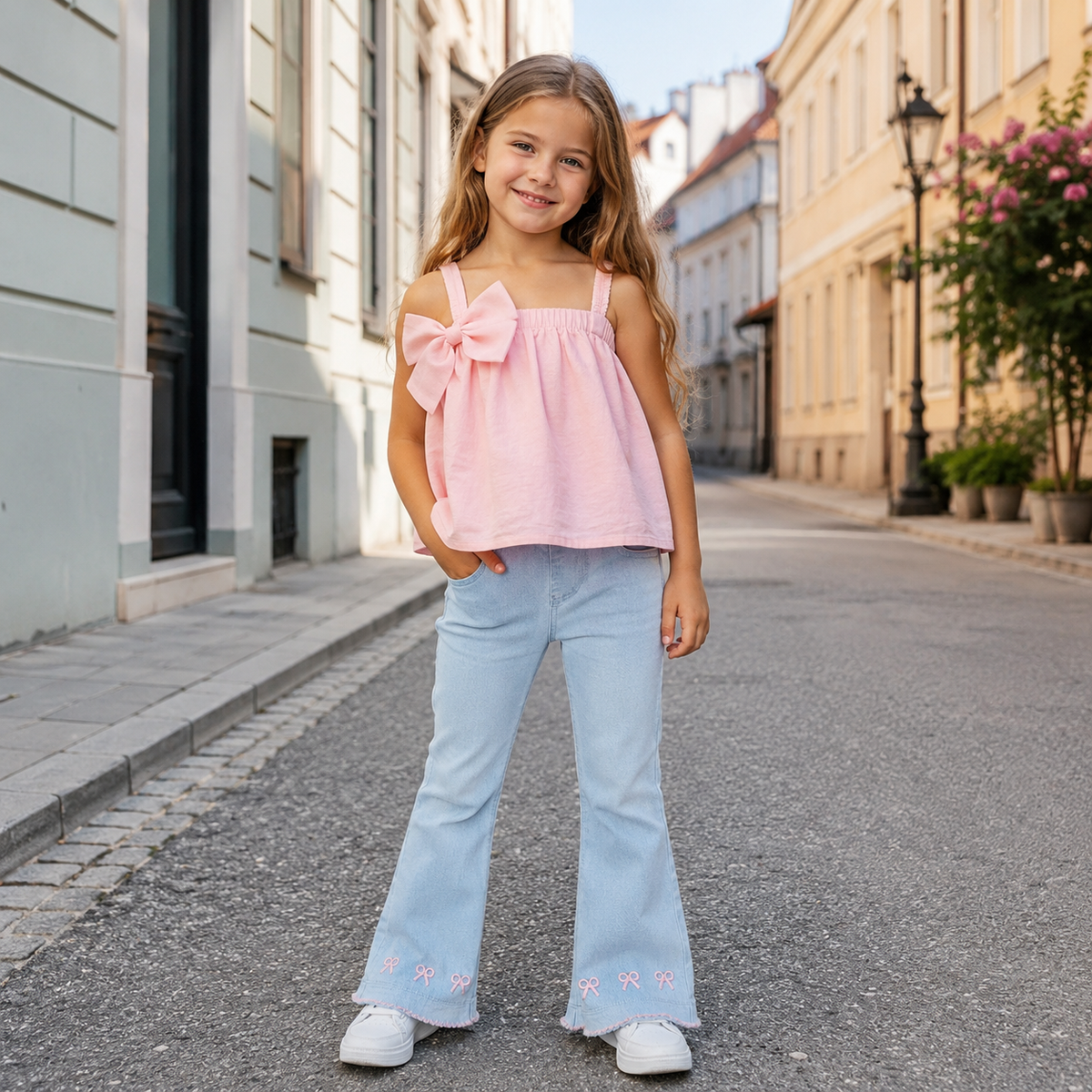 Set din doua piese Cyrella Roz