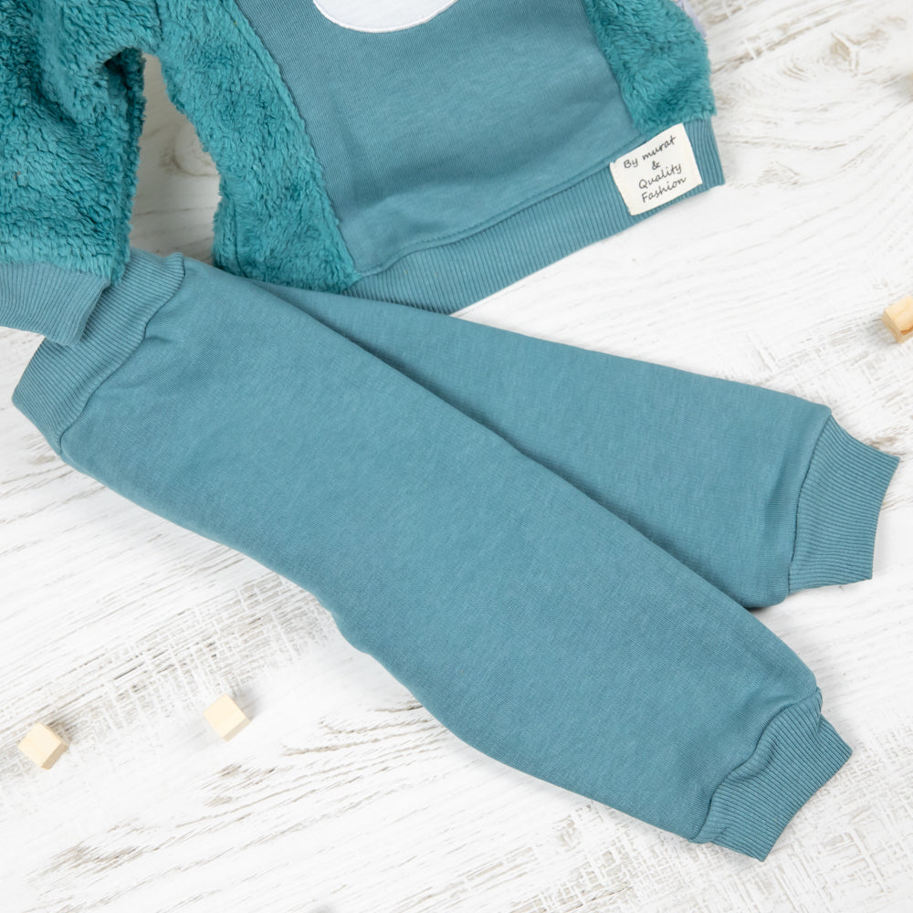 Set din doua piese Pufini Verde