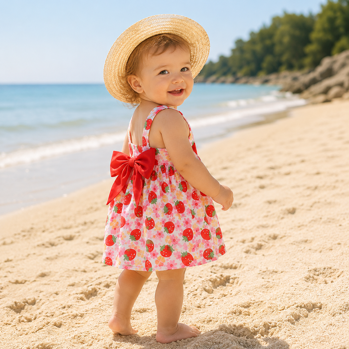 Rochie cu palarie Eviza Rosu