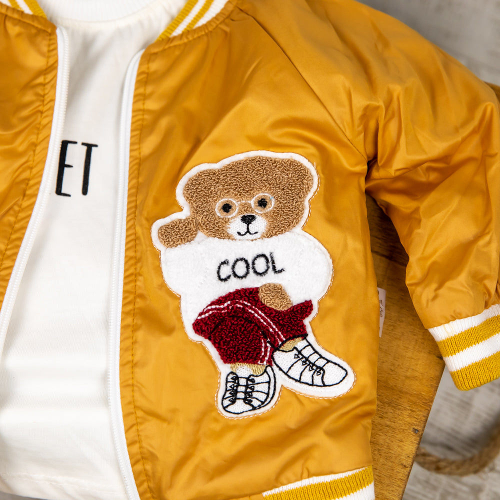 Set din trei piese Cool Bear Galben