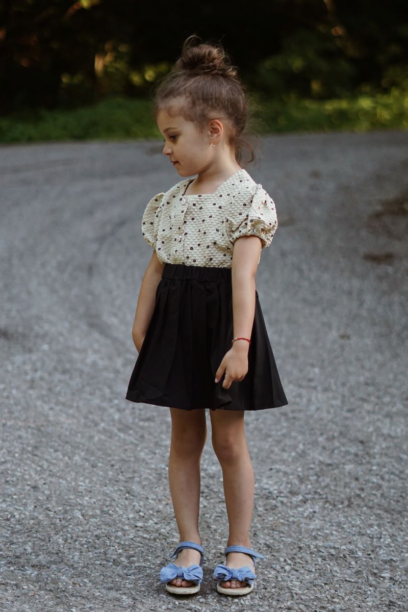 Set din doua piese Salena Negru