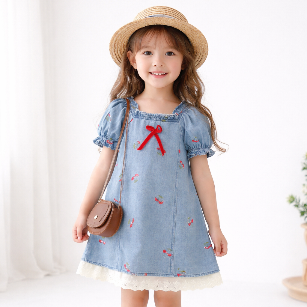 Rochie cu detalii Fonasy Albastru