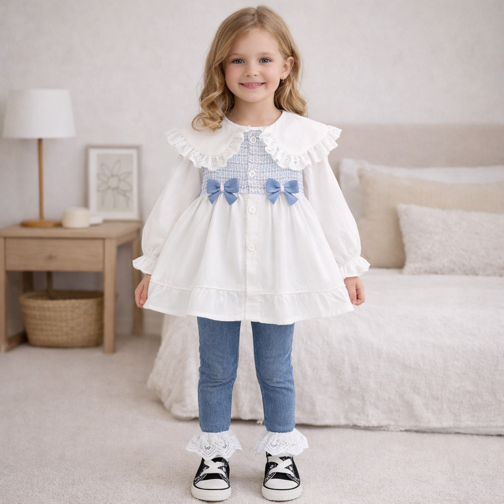 Set din doua piese Bises Albastru