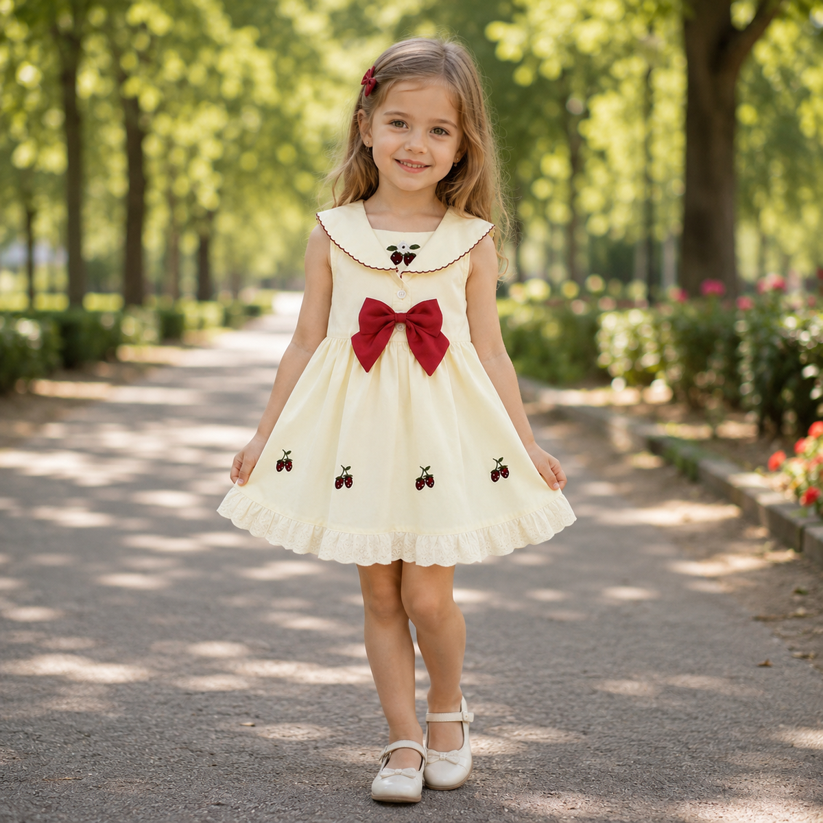 Rochie cu detalii Naery Crem