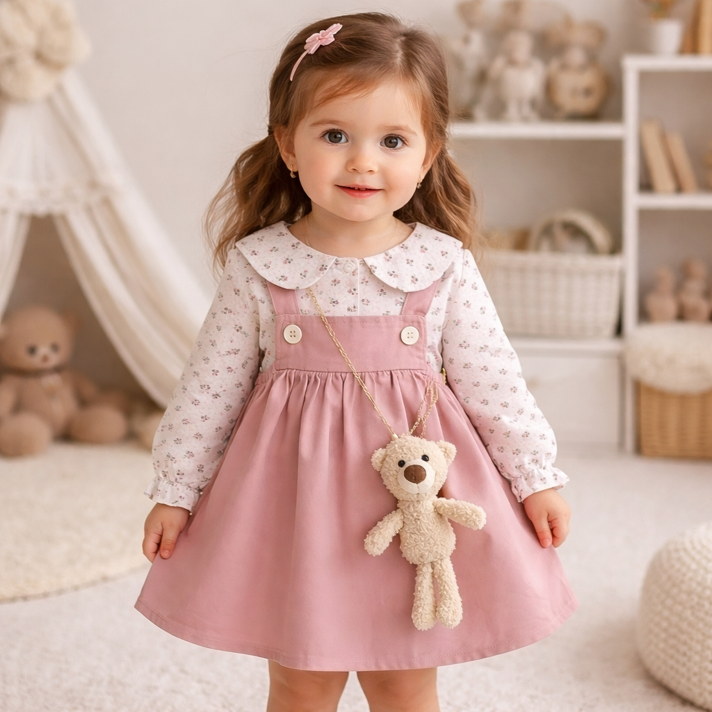 Set din doua piese Rosira Roz