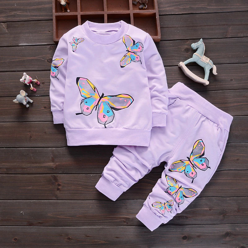 Set din doua piese Fluturas Mov