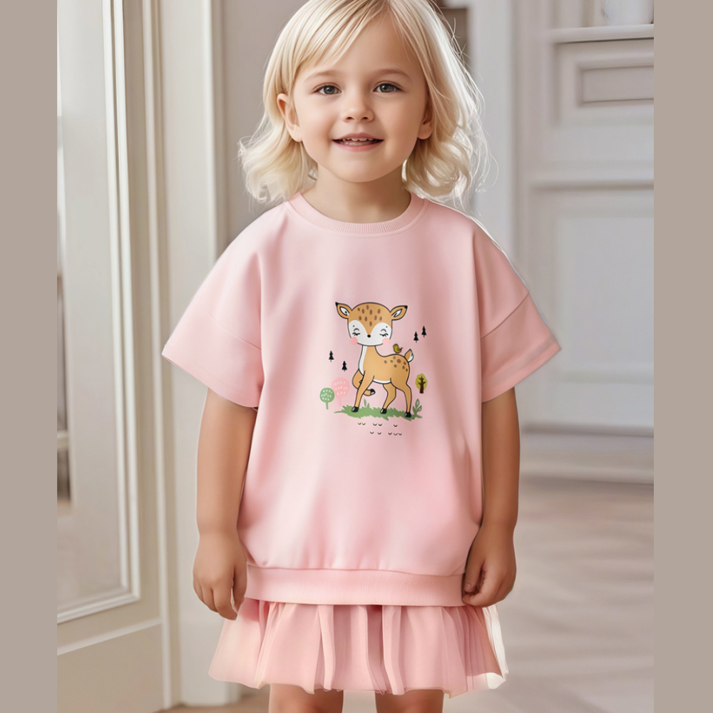 Rochie cu detalii Bisia Roz