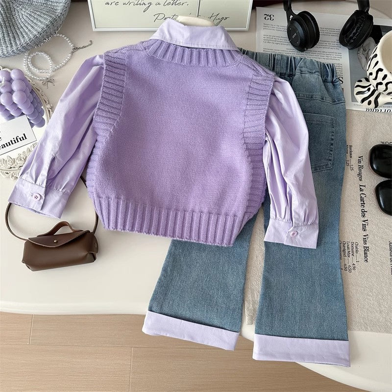 Set din doua piese Olra Mov