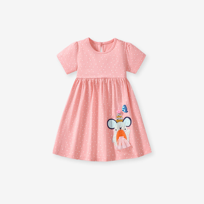 Rochie cu detalii Merta Roz