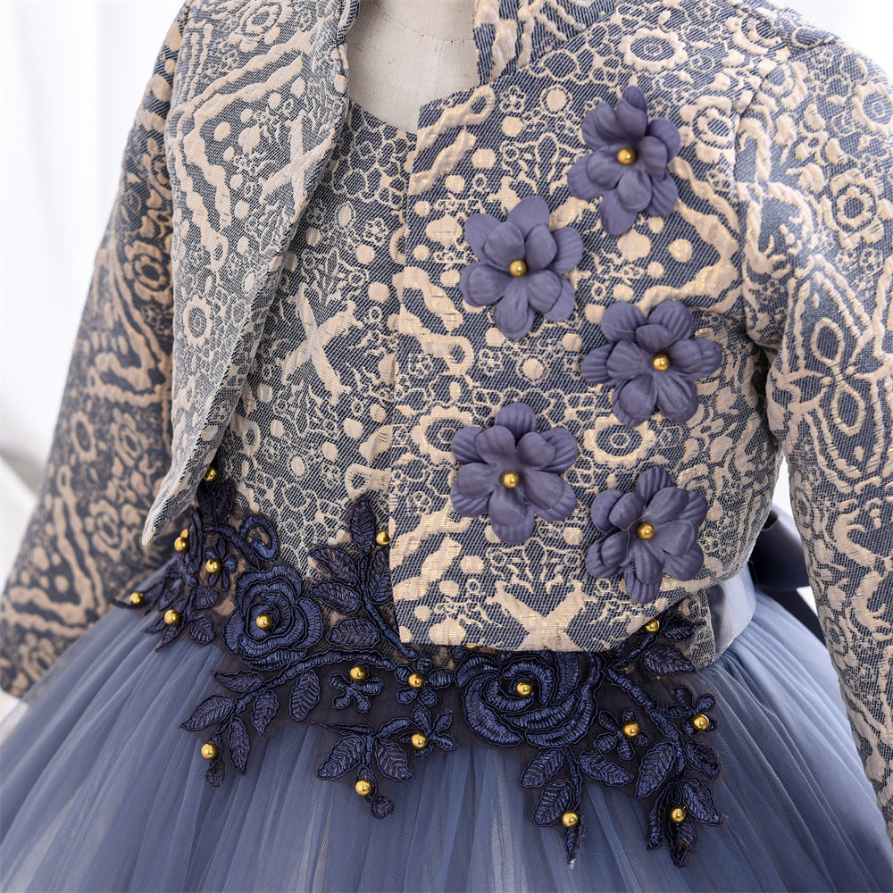 Rochie eleganta cu posetuta Asera Albastru