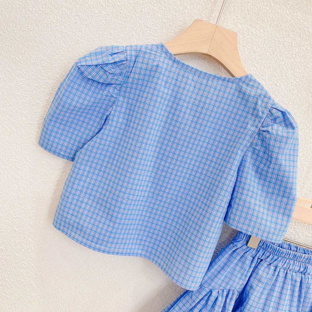 Set din doua piese Azra Albastru