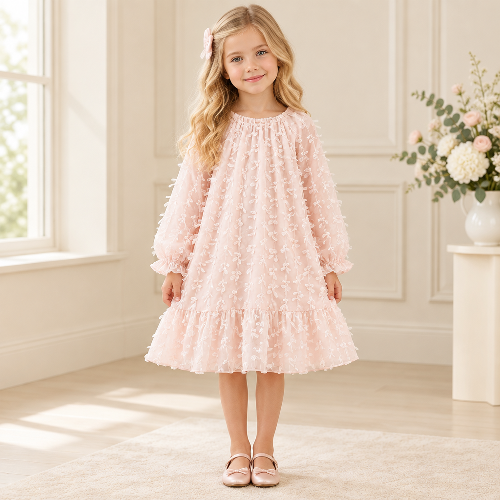 Rochie cu detalii Laran Roz