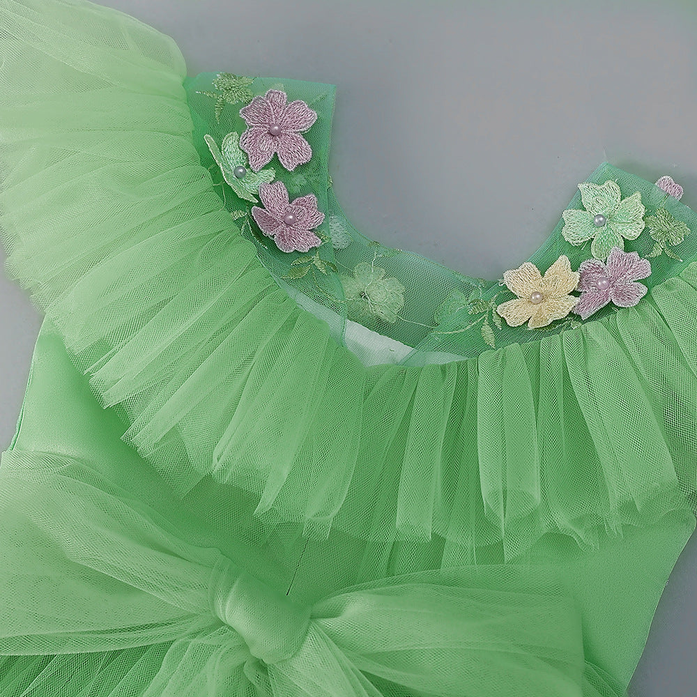 Rochie cu detalii Rasla Verde