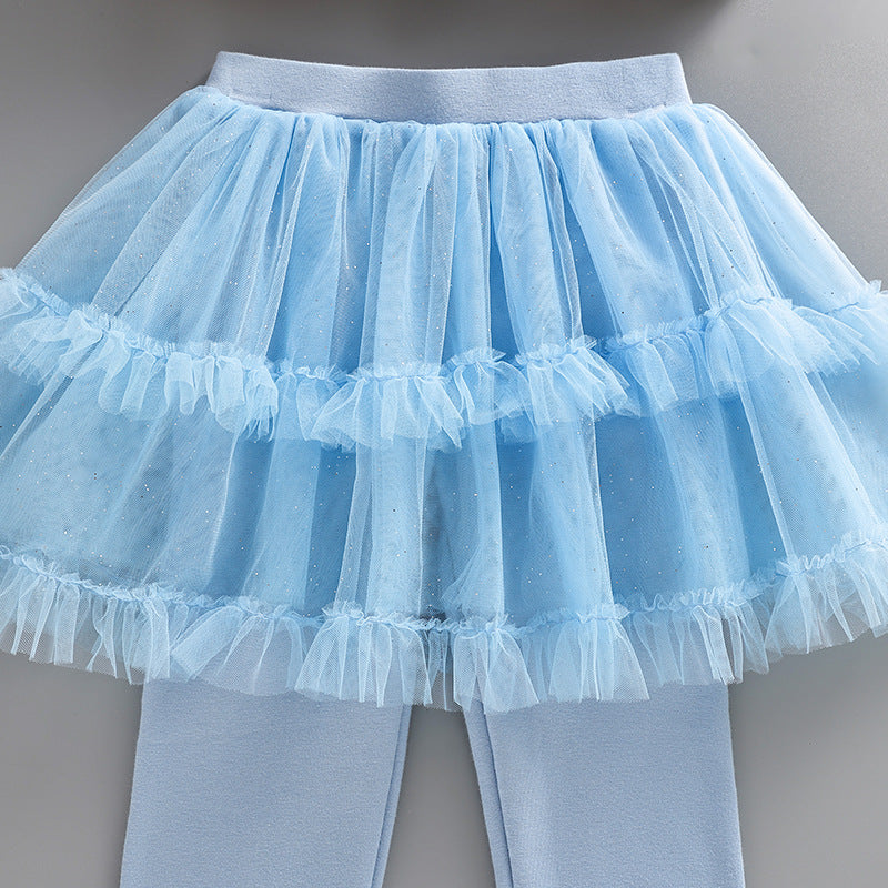 Pantaloni elastici Elga Albastru