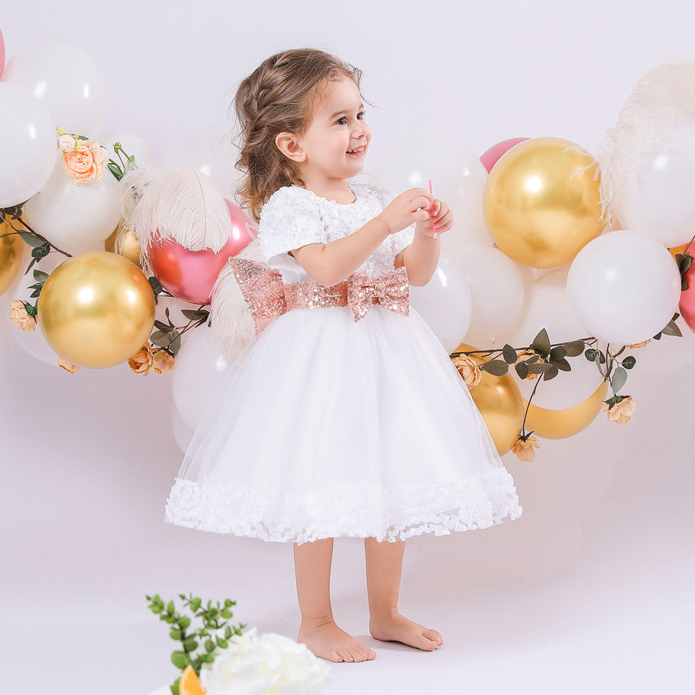 Rochie cu detalii Milisa Alb