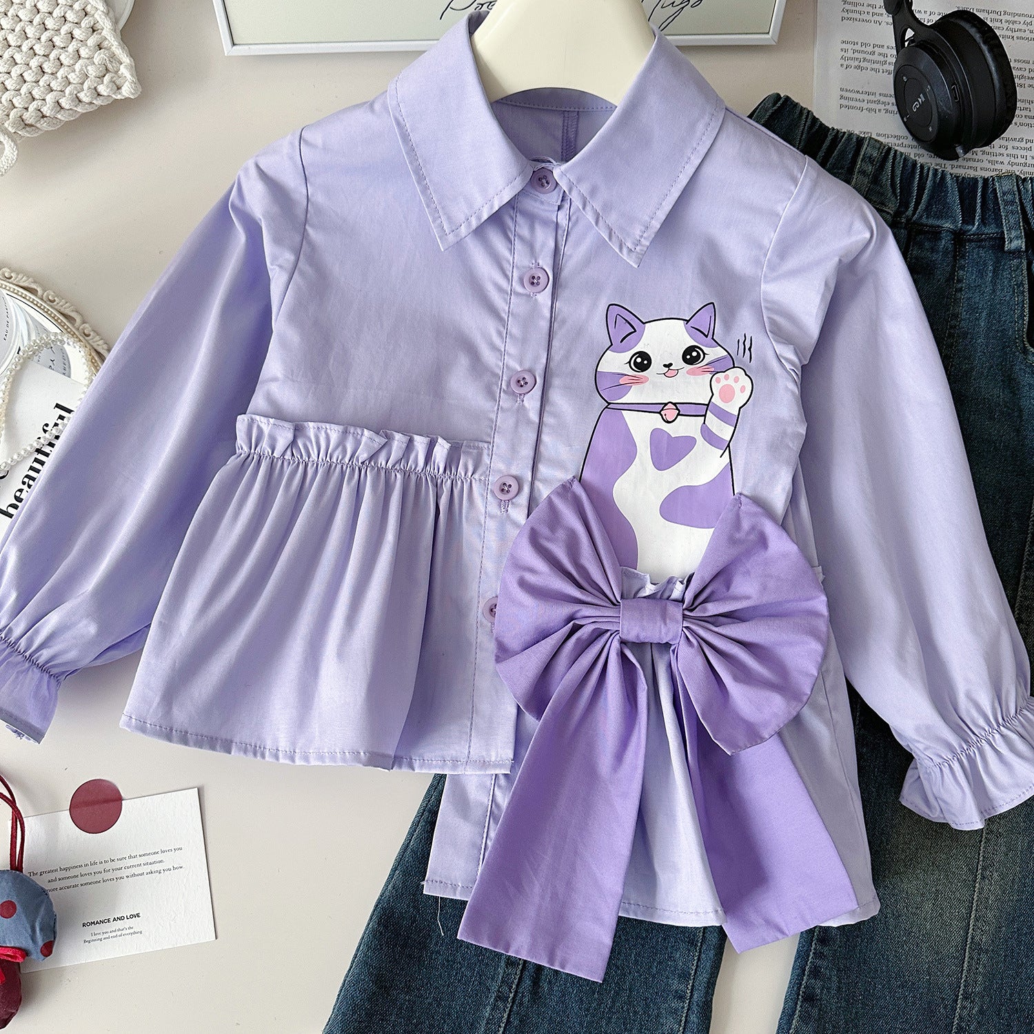 Set din doua piese Luxa Mov