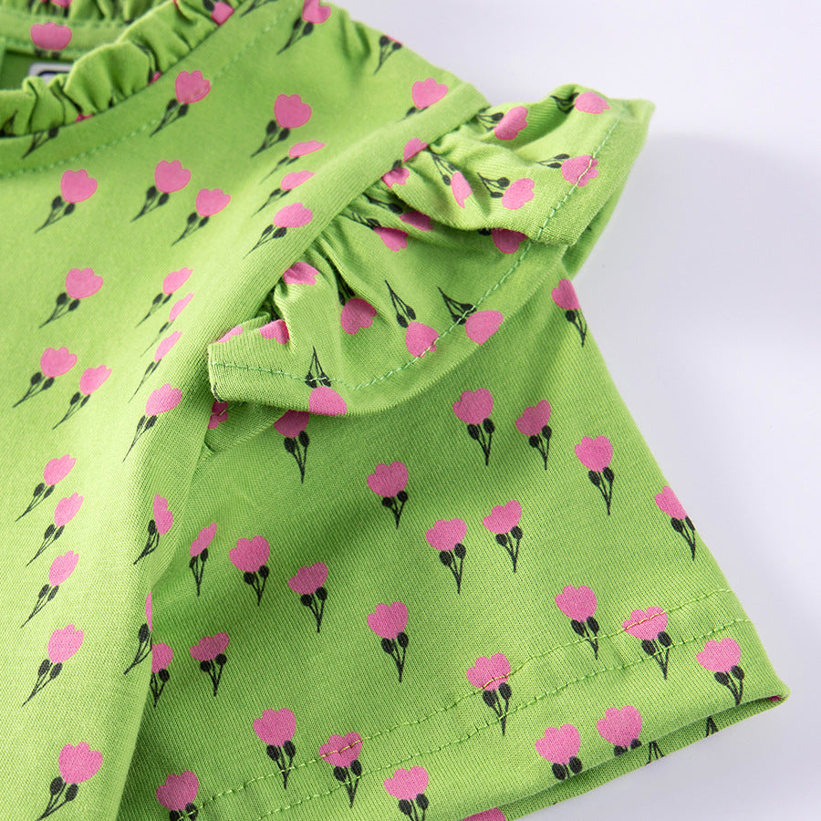 Rochie cu detalii Runa Verde