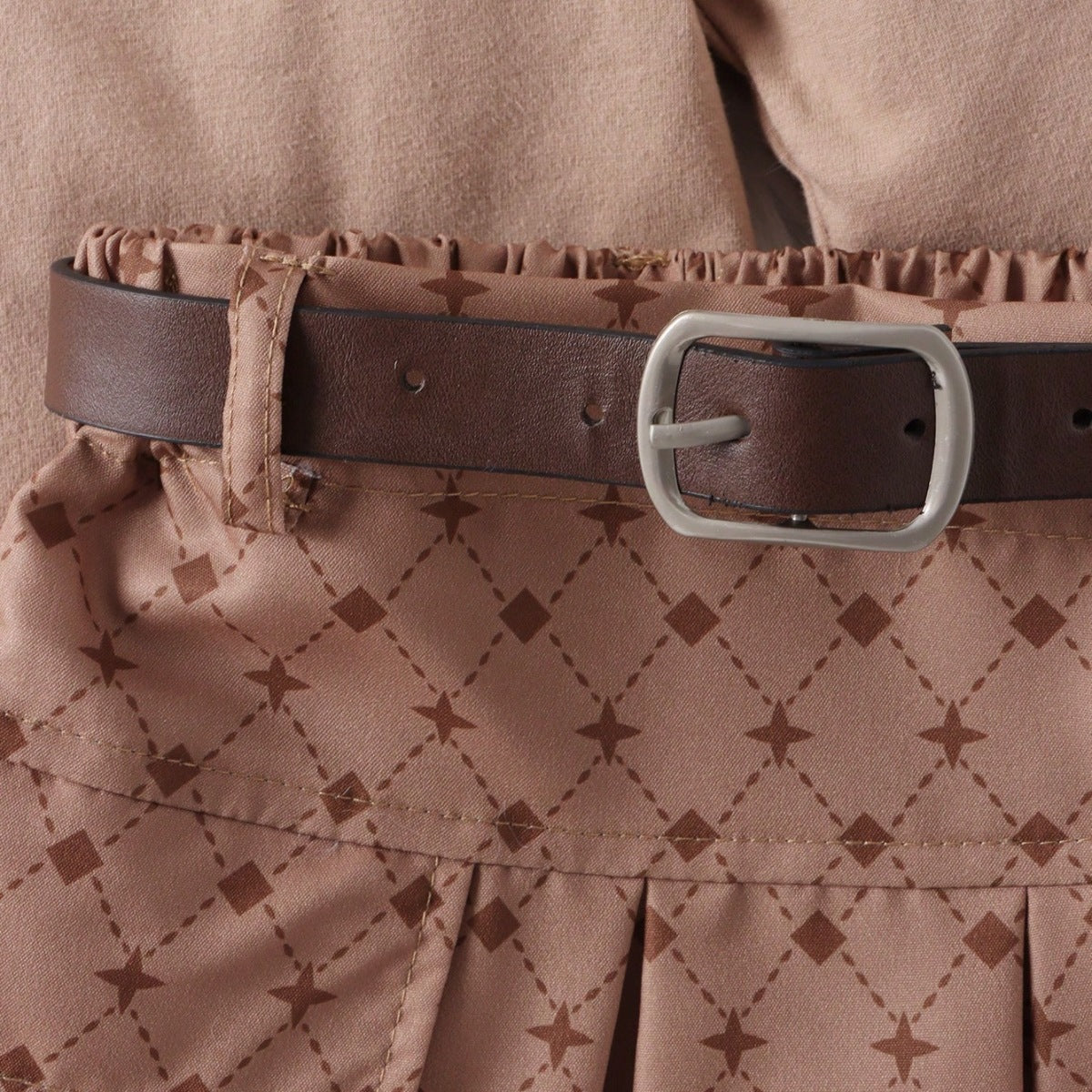 Set din doua piese Mini Influencer Maro