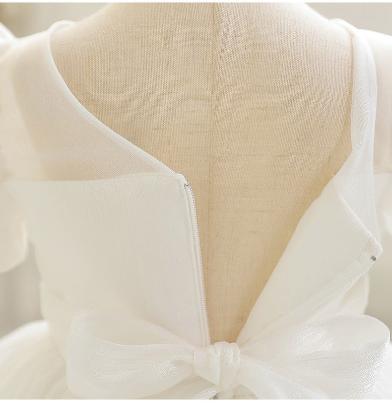 Rochie cu detalii Asiana Alb