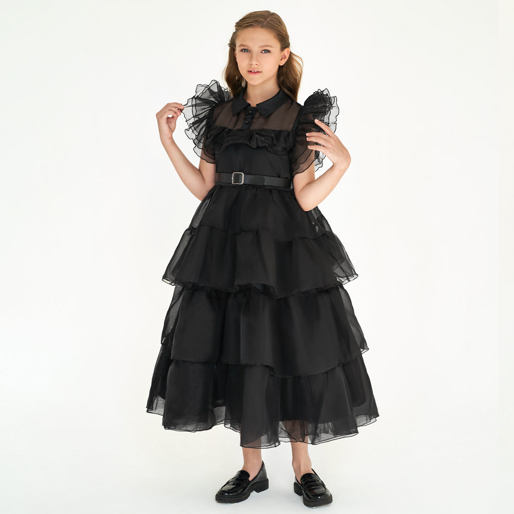 Rochie cu detalii Rucsy Negru