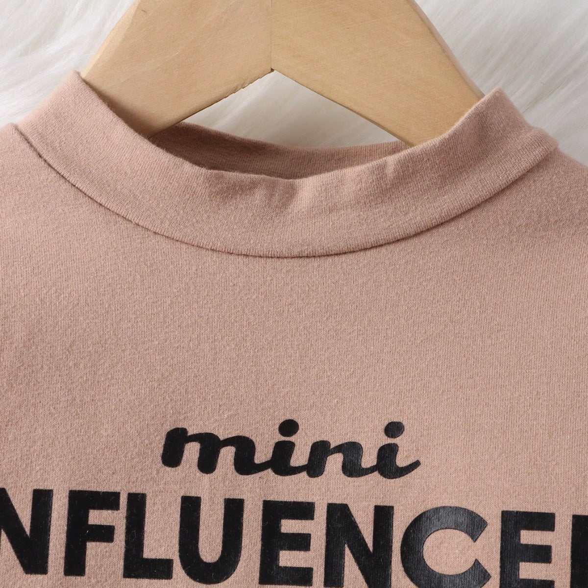Set din doua piese Mini Influencer Maro