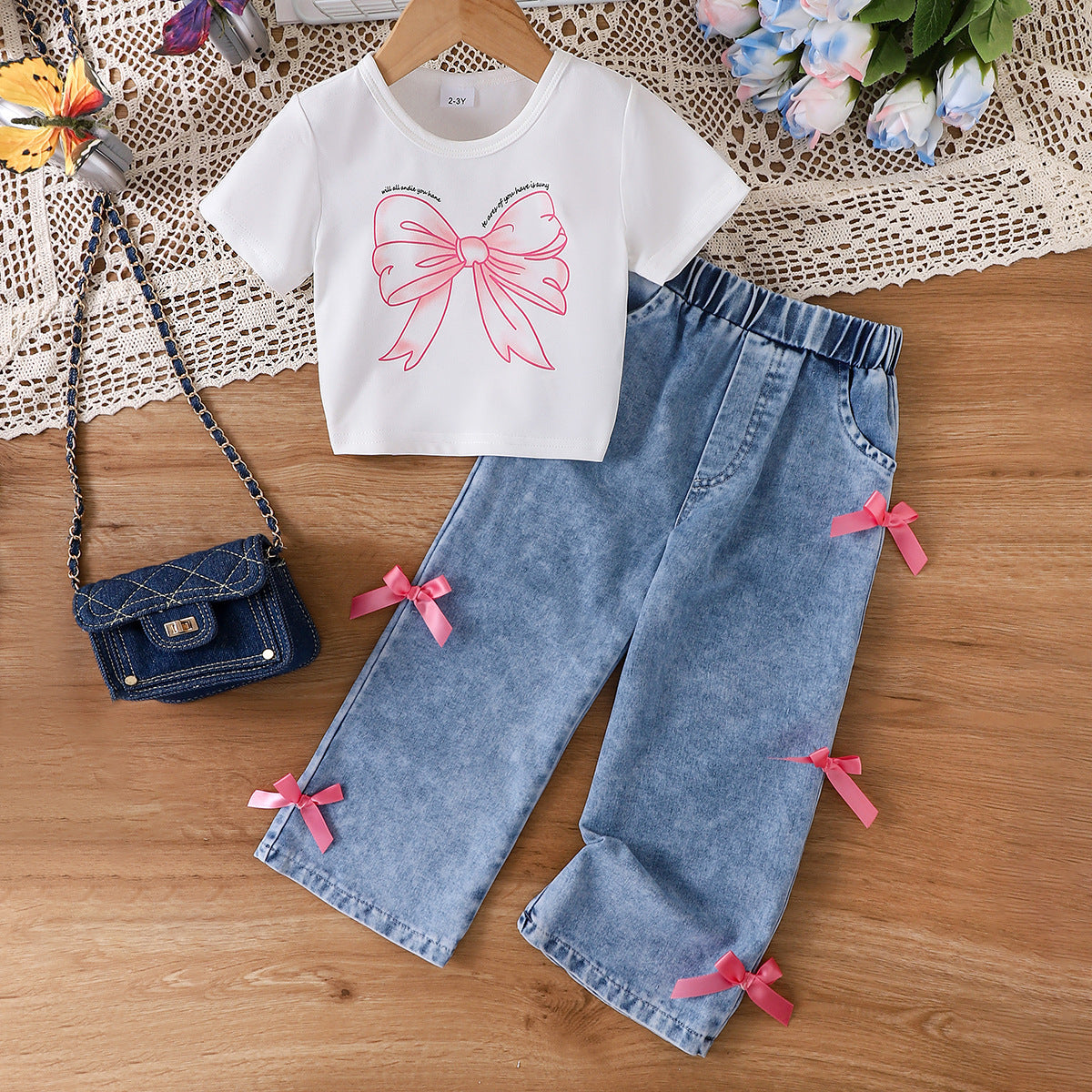 Set din doua piese Luxeira Alb