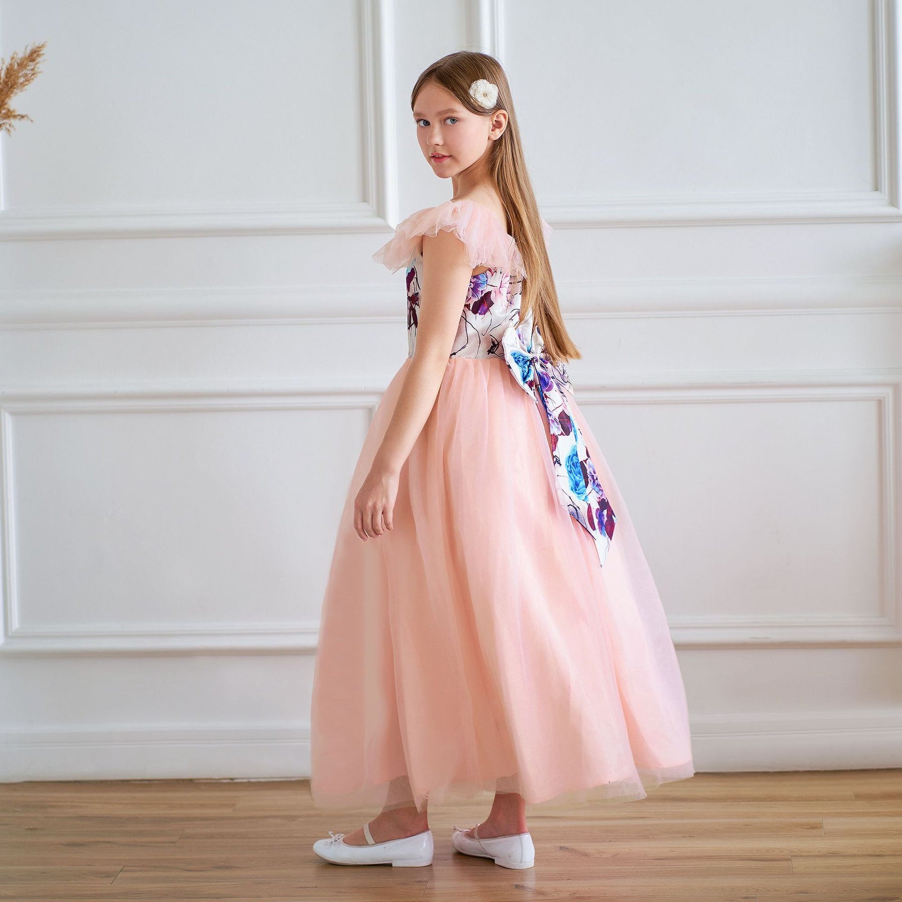 Rochie cu detalii Ruala Roz