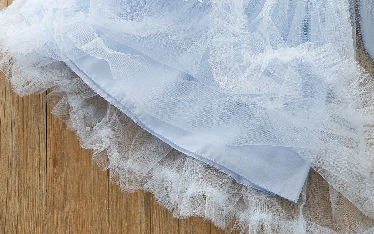 Rochie cu detalii Lovia Albastru