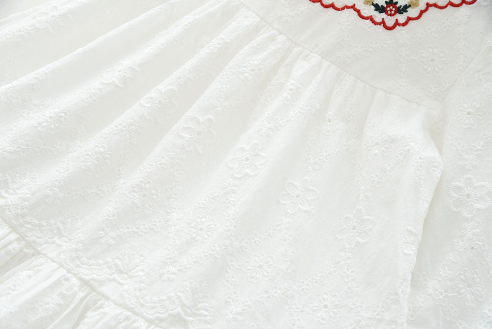 Rochie cu detalii Lambria Alb