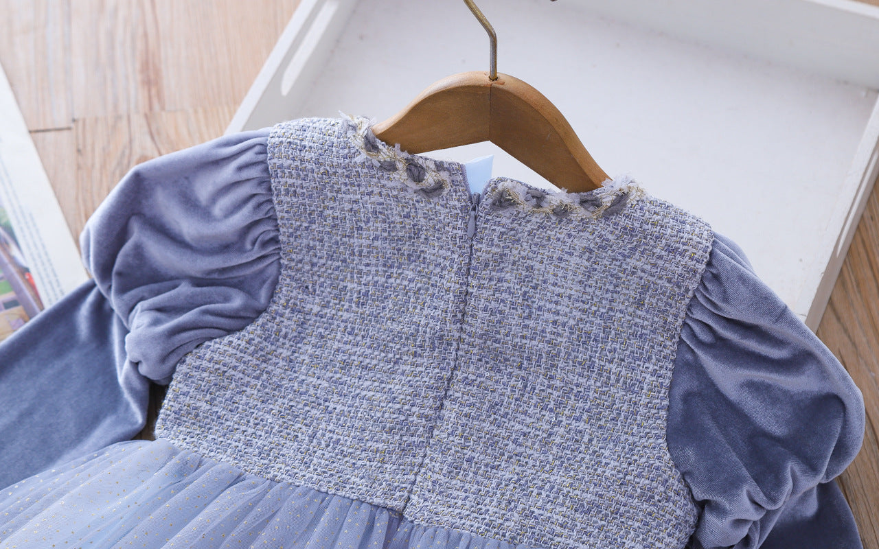 Rochie cu detalii Liane Gri