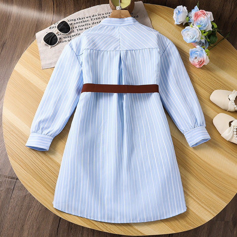 Rochie tip camasa Federina Albastru