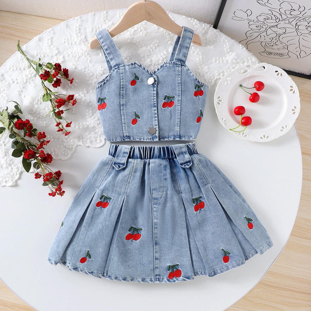 Set din doua piese Zafyria Albastru