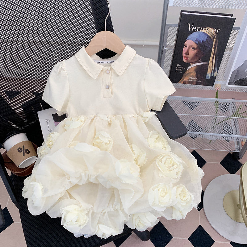 Rochie cu detalii Dori Crem