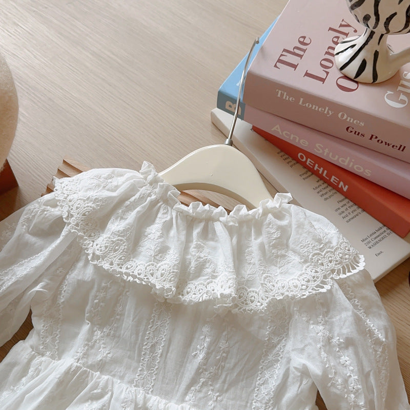 Rochie cu detalii Elasy Alb