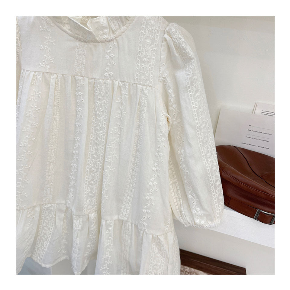 Rochie cu detalii Rubira Alb