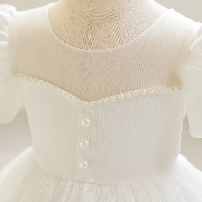 Rochie cu detalii Asiana Alb