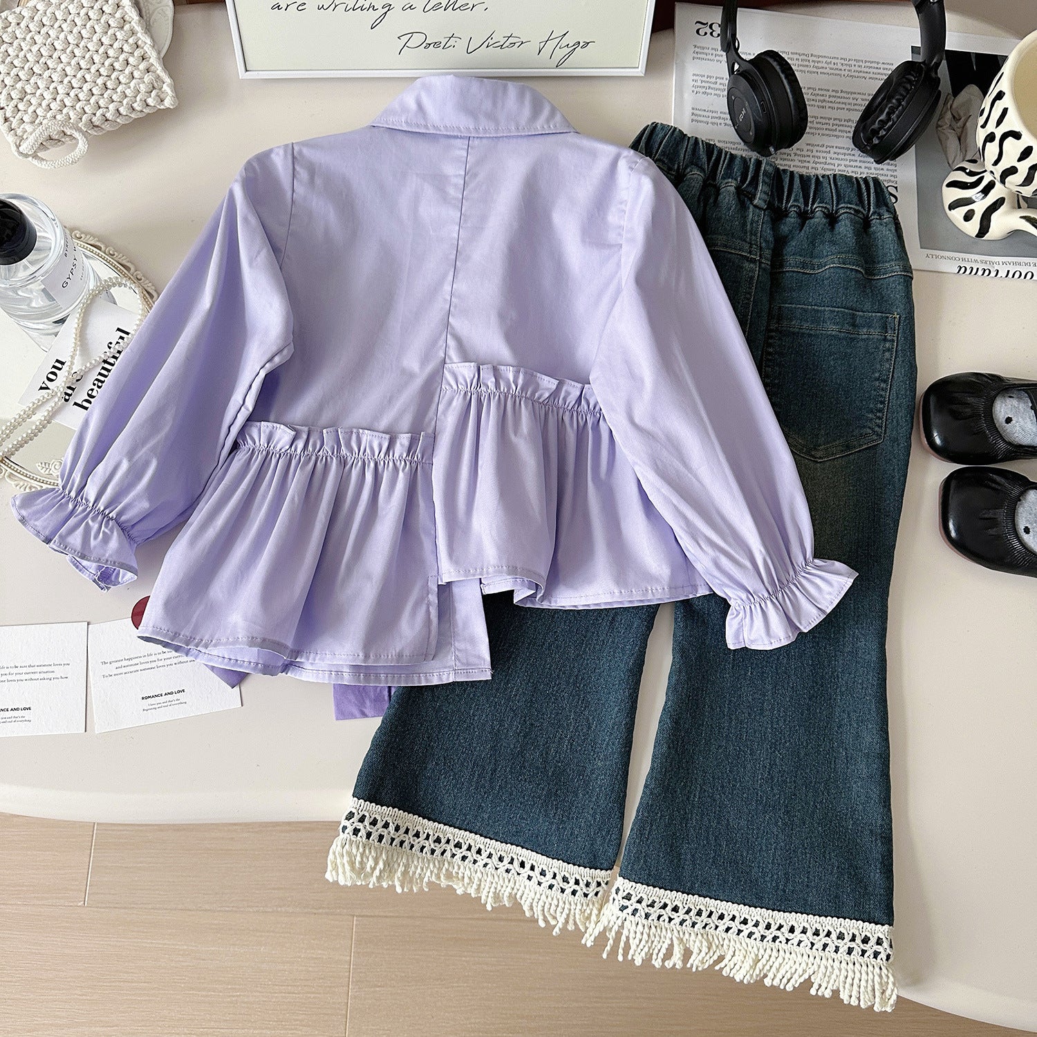 Set din doua piese Luxa Mov