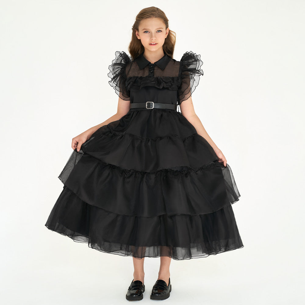 Rochie cu detalii Rucsy Negru