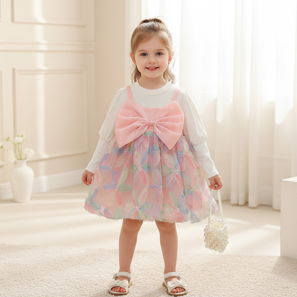 Rochie cu detalii Ardina Roz