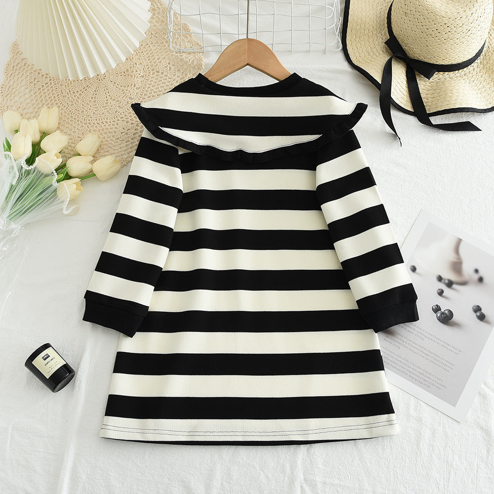 Rochie cu detalii Enona Negru