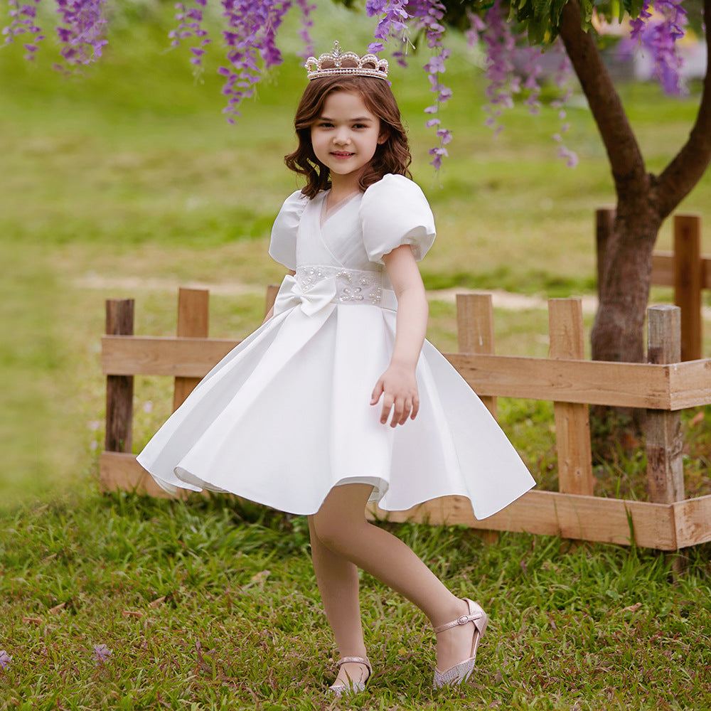 Rochie cu detalii Liria Alb