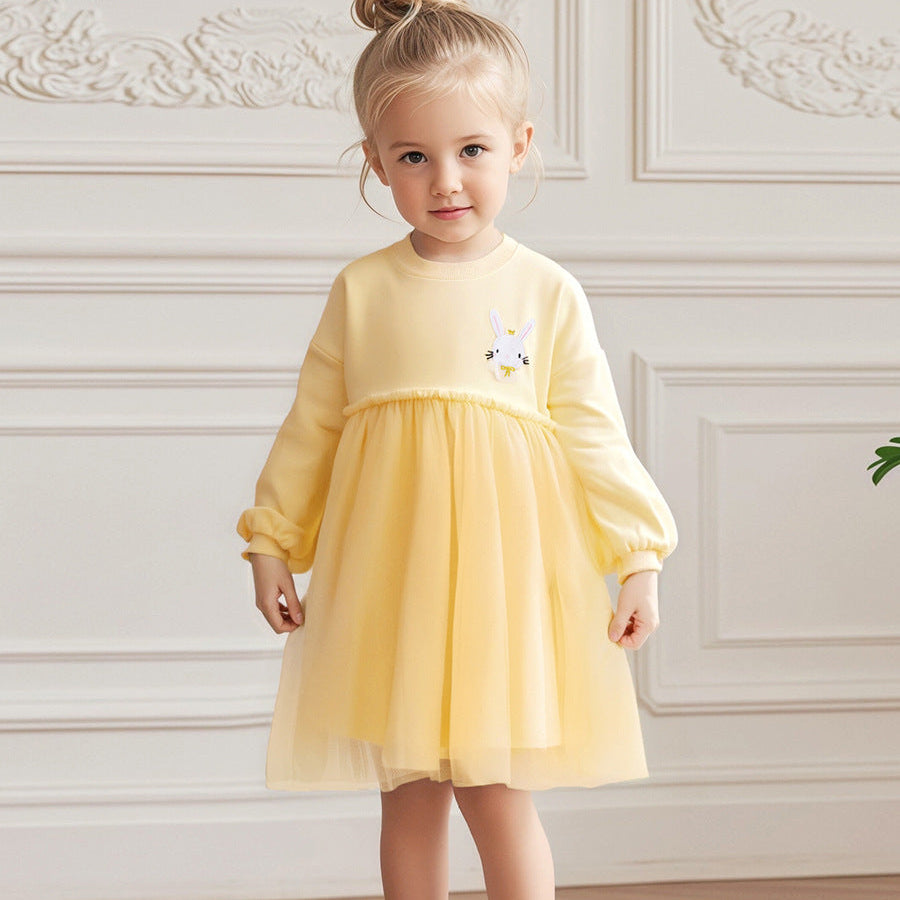 Rochie cu detalii Binira Galben