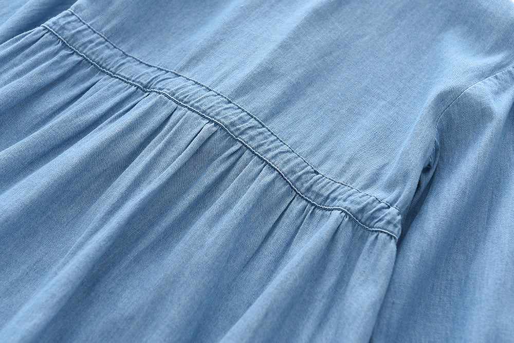 Rochie cu detalii Kara Albastru