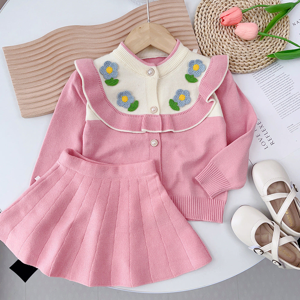 Set din doua piese Dalina Roz