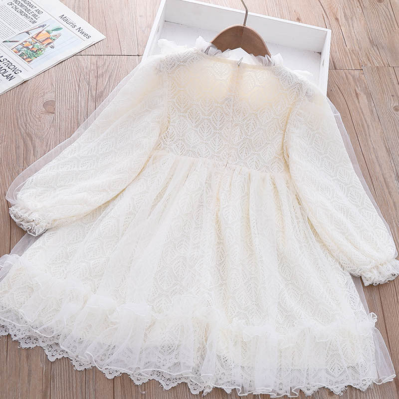Rochie eleganta cu detalii Letisa Crem