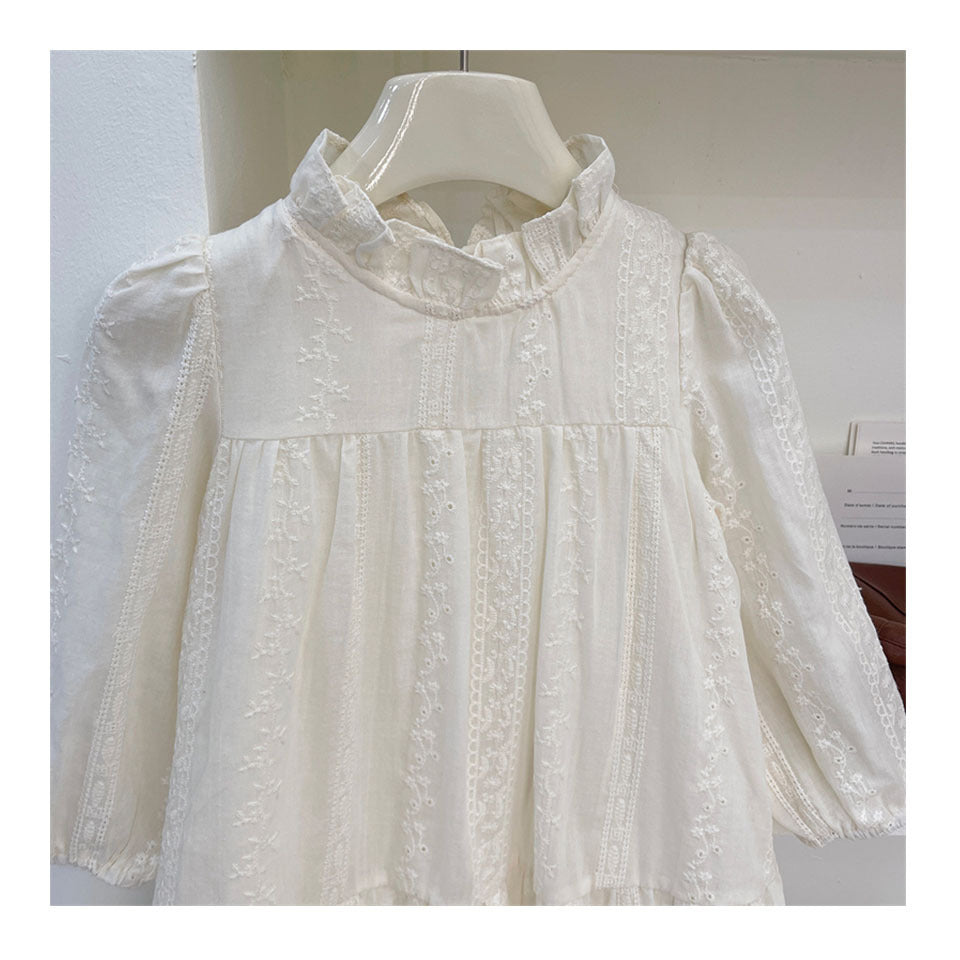 Rochie cu detalii Rubira Alb