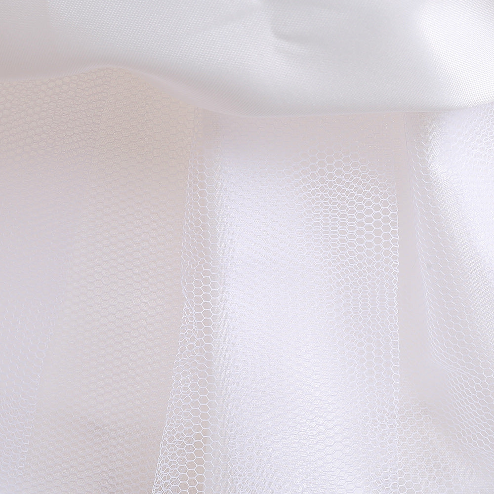 Rochie cu detalii Ziala Alb