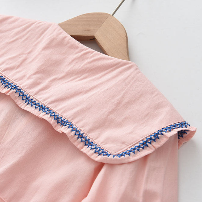 Rochie cu detalii Doreny Roz